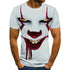 3D Graphic Printed Short Sleeve Shirts Joker