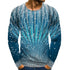 3D Graphic Printed Long Sleeve Shirts Ripple