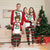 Christmas The Actual Boss Elf Squad Print Stripe Family Matching Pajamas Sets