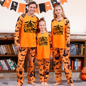 Halloween Family Long Sleeve Pajamas Set