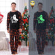 Halloween Family Pajama Glow-in-the-Dark Print Set