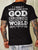 I Would Rather Stand With God Back Print Casual Short Sleeve T-shirt