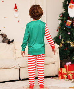 Christmas Parent-Child Pajamas with Santa Fawn