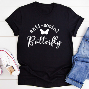 Graphic T-Shirts Anti Social Butterfly Tee