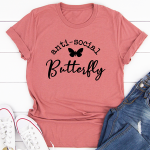 Graphic T-Shirts Anti Social Butterfly Tee