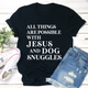 Graphic T-Shirts All Things Are Possible with Jesus Tee