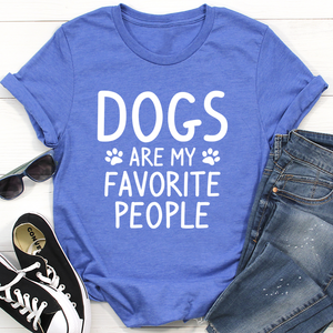 Graphic T-Shirts Dogs Are My Favorite People Tee