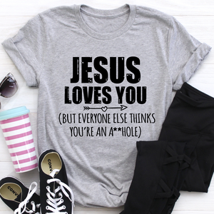 Graphic T-Shirts Jesus Loves You Tee