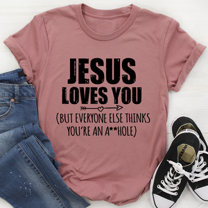 Graphic T-Shirts Jesus Loves You Tee