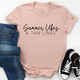 Graphic T-Shirts Summer Vibes & Tan Lines Tee