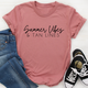 Graphic T-Shirts Summer Vibes & Tan Lines Tee