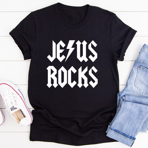 Graphic T-Shirts Jesus Rocks Tee