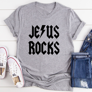 Graphic T-Shirts Jesus Rocks Tee