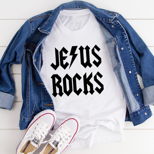 Graphic T-Shirts Jesus Rocks Tee