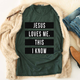 Graphic T-Shirts Jesus Loves Me This I Know Tee