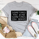 Graphic T-Shirts Sometimes You Wine Sometimes You Booze Tee