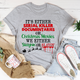 Graphic T-Shirts It's Either Serial Killer Documentaries or Christmas Movies Tee