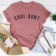 Graphic T-Shirts Cool Aunt Tee