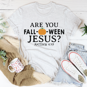 Graphic T-Shirts Are You Falloween Jesus Tee