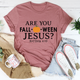 Graphic T-Shirts Are You Falloween Jesus Tee