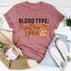 Graphic T-Shirts Blood Type Pumpkin Spice Tee