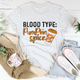 Graphic T-Shirts Blood Type Pumpkin Spice Tee