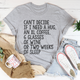 Graphic T-Shirts Can't Decide If I Need A Hug An XL Coffee 6 Glasses Of Wine Tee