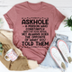 Graphic T-Shirts Askhole Tee