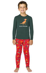 Family Matching Santasaurus Matching Family Pajamas