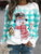 Women's Sweatshirt Pullover Streetwear Snowman