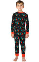 Family Matching Juaugusep Holiday Christmas Pajamas Set