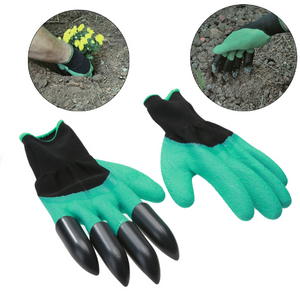 Garden Genie Gloves with Claws on Right Hand