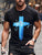 Men's Jesus Print Comfy Tee