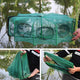 Folded Fishing Net Crayfish Trap Cage
