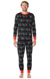 Family Matching Juaugusep Holiday Christmas Pajamas Set