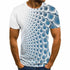 3D Graphic Printed Short Sleeve Shirts Party Tops