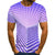 3D Graphic Printed Short Sleeve ShirtsGeometric 3D