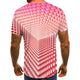 3D Graphic Printed Short Sleeve Shirts  Geometric 3D