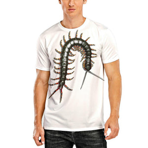 3D Graphic Printed Short Sleeve Shirts Spider