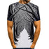 3D Graphic Printed Short Sleeve Shirts 3D Trees