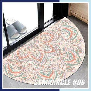 Semicircular Floor Carpet Mat