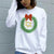 Graphic long Sleeve Shirts Bowknot