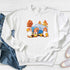 Graphic long Sleeve Shirts Blue Car