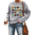 Graphic long Sleeve Shirts Smile Pumpkin