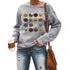Graphic long Sleeve Shirts Smile Pumpkin