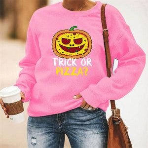 Graphic long Sleeve Shirts Pizza