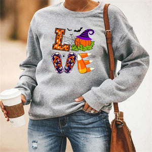 Graphic long Sleeve Shirts Love