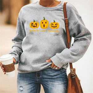 Graphic long Sleeve Shirts Trick Or Treat