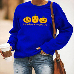 Graphic long Sleeve Shirts Trick Or Treat