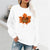Graphic long Sleeve Shirts Maple Leaves And Pumpkins